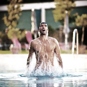 Kültéri medence a REDUCE  Vital  szállodában