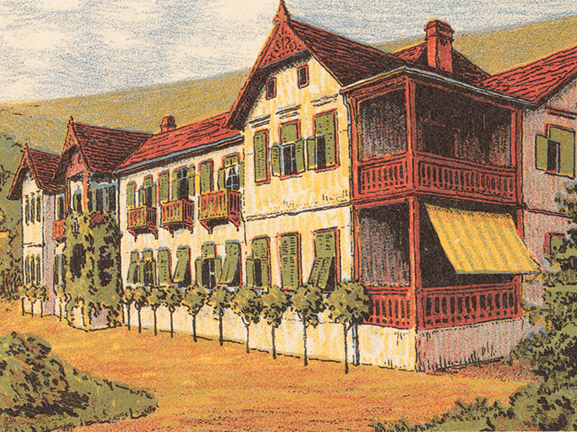 A Kurbad Tatzmannsdorf GmbH grafikai ábrázolása 1995-ben