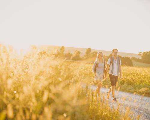 Túrázás a túraközpontban, Bad Tatzmannsdorfban