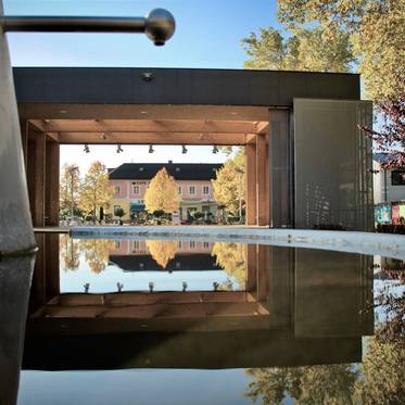 Fő tér Bad Tatzmannsdorfban, Burgenlandban