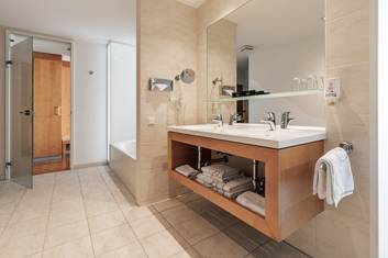 A Hotel Vital fürdőszobája