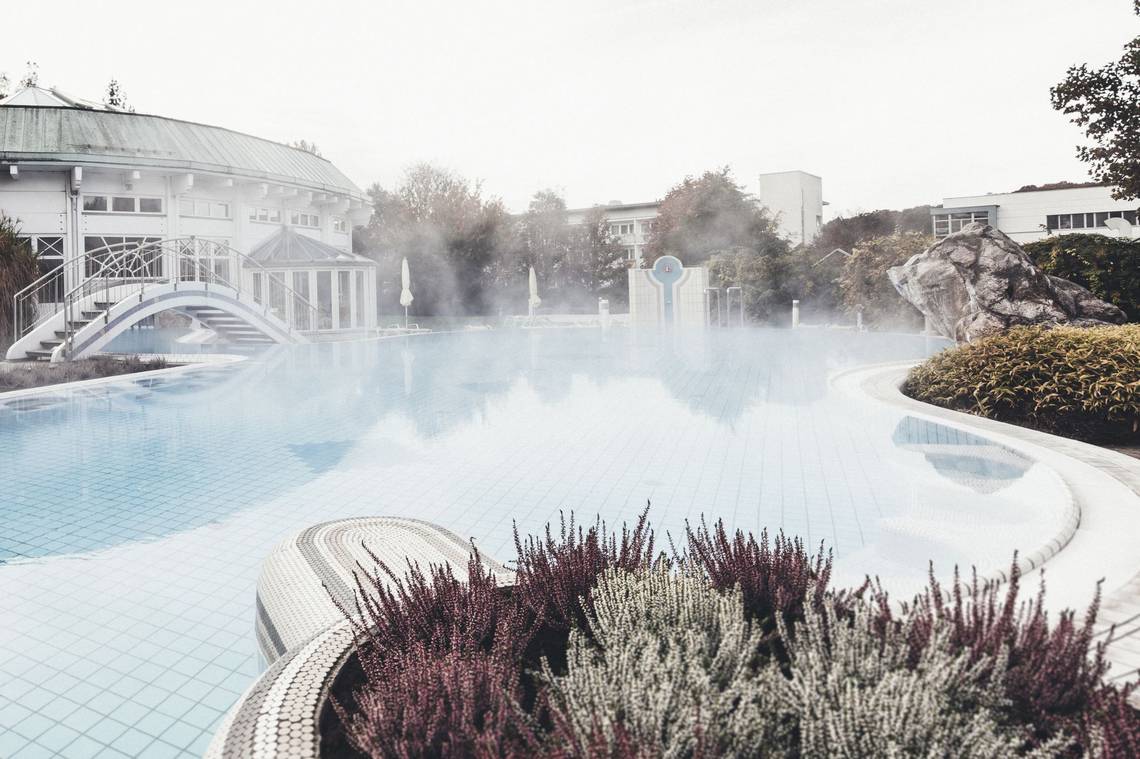 Szabadtéri medence a REDUCE Thermalban ****S Szabadtéri medence a REDUCE Thermalban ****S