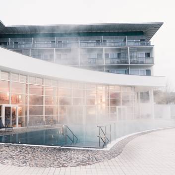 Kültéri medence a REDUCE Vital szállodában Kültéri medence a REDUCE Vital szállodában