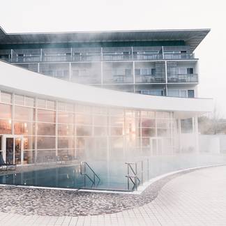 Kültéri medence a REDUCE  Vital  szállodában