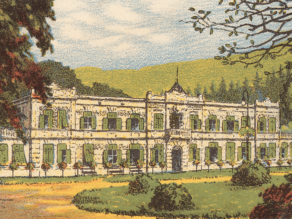 A Kurbad Tatzmannsdorf GmbH ábrázolása 1907-ben