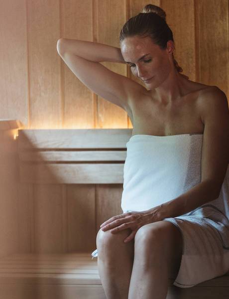 Szaunakomplexum a Hotel Vital