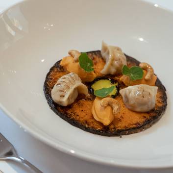 Vegán dim sum tökön